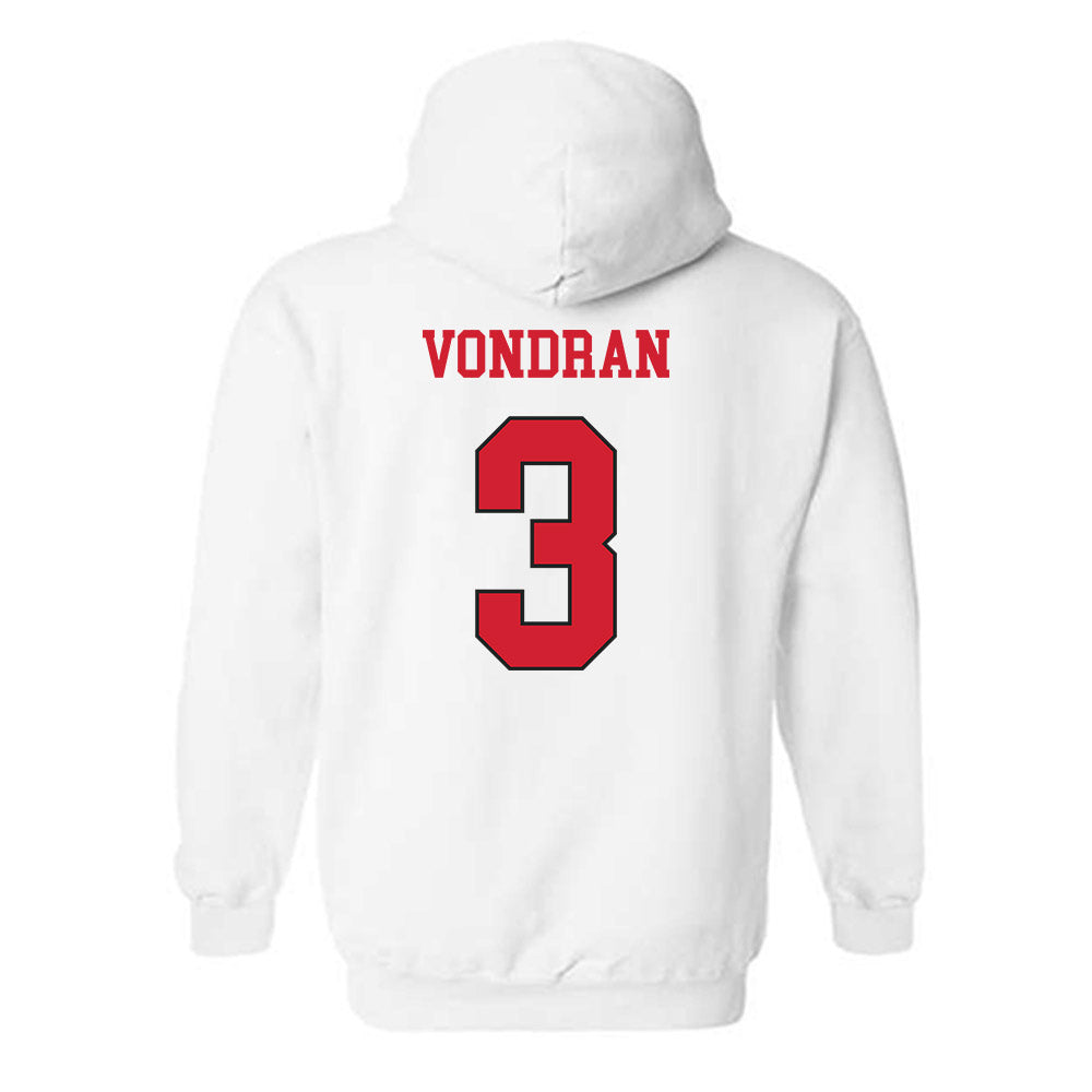 NC State - NCAA Women's Volleyball : Clara Vondran - Hooded Sweatshirt Replica Shersey