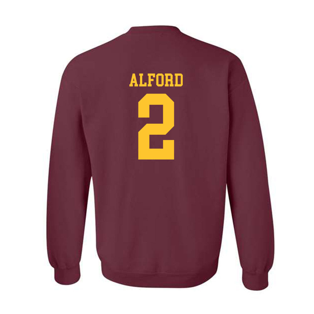 Arizona State - NCAA Football : Xavion Alford - Crewneck Sweatshirt Classic Shersey