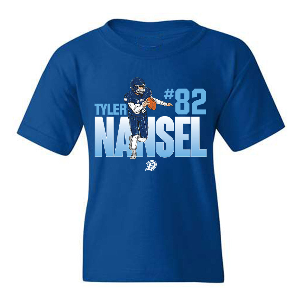 Drake - NCAA Football : Tyler Nansel - Caricature Youth T-Shirt