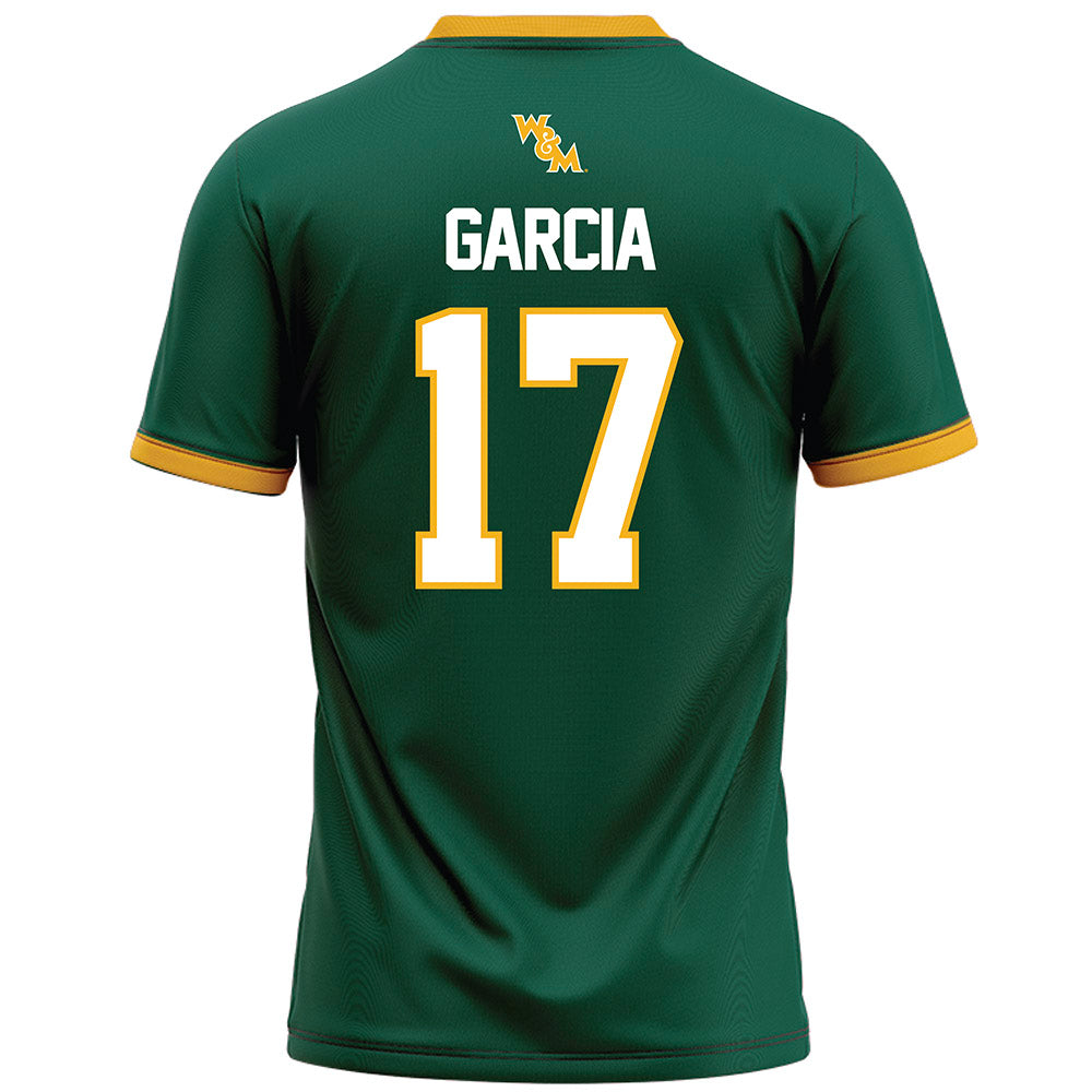 William & Mary - NCAA Football : Sascha Garcia - Green Jersey