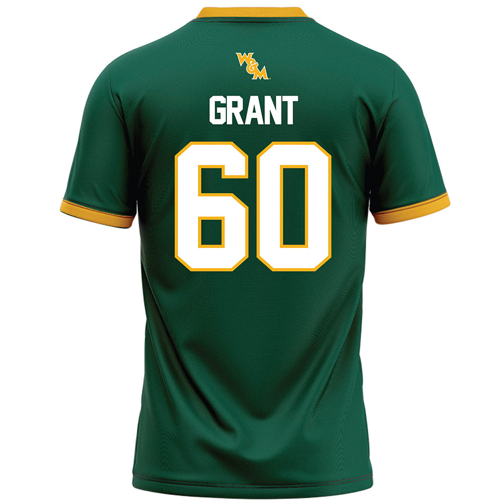 William & Mary - NCAA Football : Charles Grant - Green Jersey