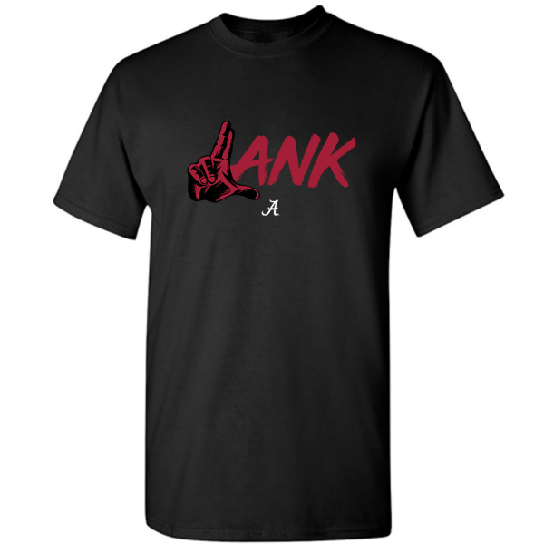 Hand Sign Black Tee - VIP - LANK - NCAA Football