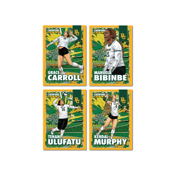 Baylor - NCAA Women's Volleyball - 2025 Starter Pack (12 Cards)