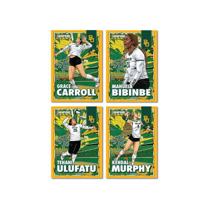 Baylor - NCAA Women's Volleyball - 2025 Starter Pack (12 Cards)