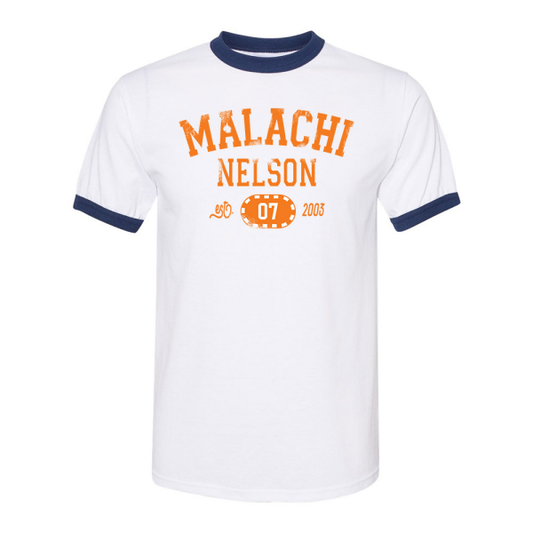 UTEP - NCAA Football : Malachi Nelson - Classic Shersey Ringer T-Shirt