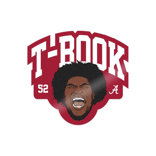 Alabama - NCAA Football : Tyler Booker - T-Book Sticker