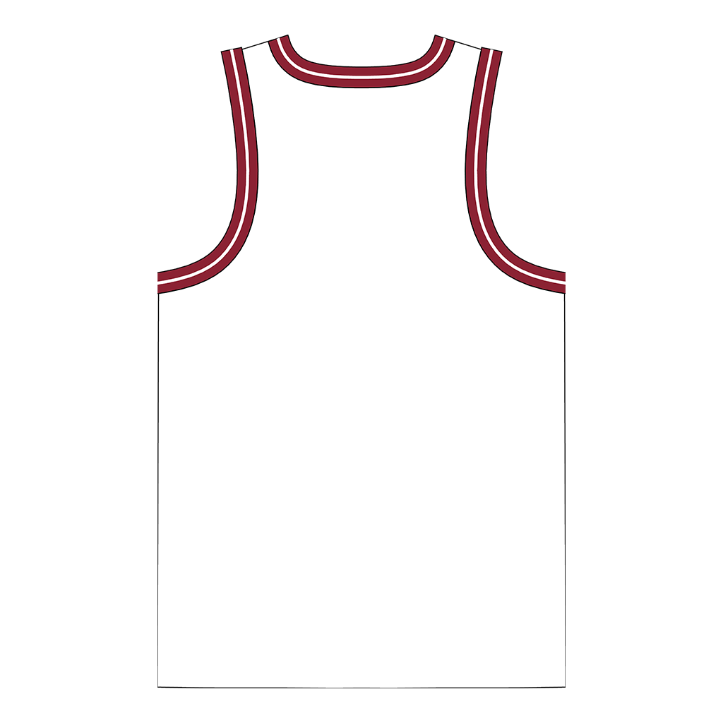 Minnesota - Dinkytown Athletes : White and Red Basketball Jersey