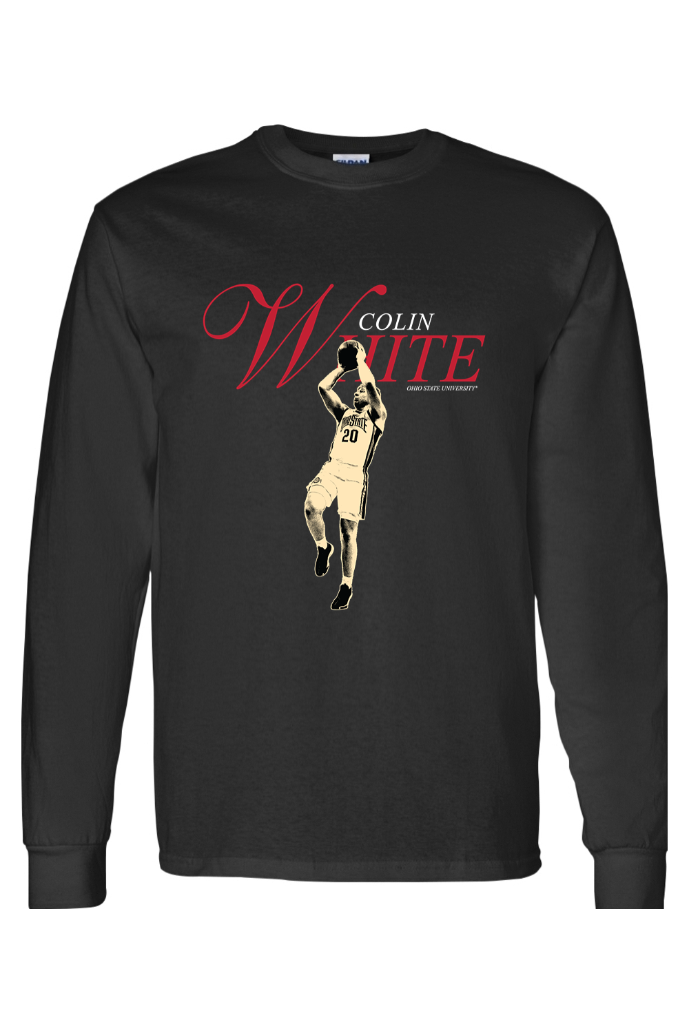 Ohio State - NCAA Men's Basketball : Colin White - Legacy Long Sleeve T-Shirt