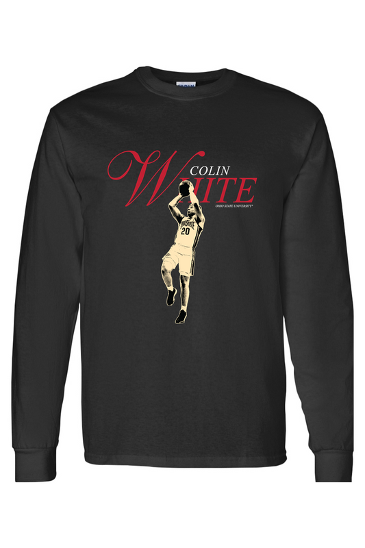 Ohio State - NCAA Men's Basketball : Colin White - Legacy Long Sleeve T-Shirt