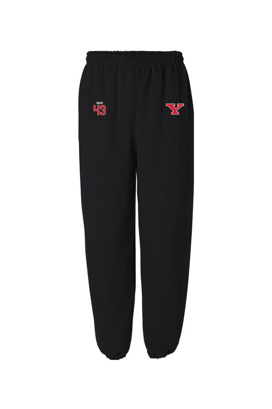 Youngstown State University - NCAA Baseball - Braedon Davis - Blend Sweatpants