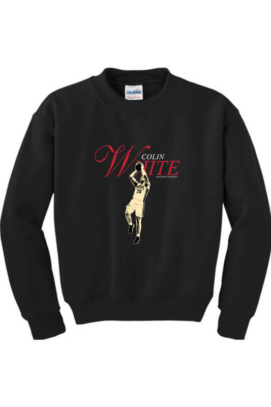 Ohio State - NCAA Men's Basketball : Colin White - Legacy Youth Crewneck Sweatshirt