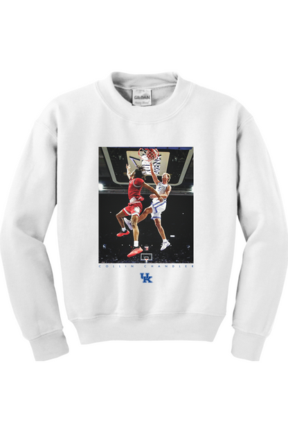 Kentucky - NCAA Men's Basketball : Collin Chandler - Youth Crewneck Sweatshirt