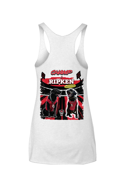 NC State : Champ & Ripken Next Level - Women's Triblend Racerback Tank