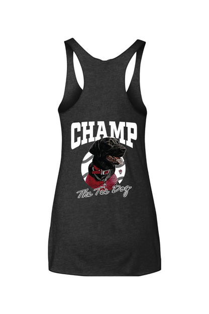 NC State : Champ The Tee Dog Next Level - Women's Triblend Racerback Tank