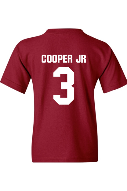 Indiana - NCAA Football : Omar Cooper Jr - Classic Shersey Cardinal Youth T-Shirt