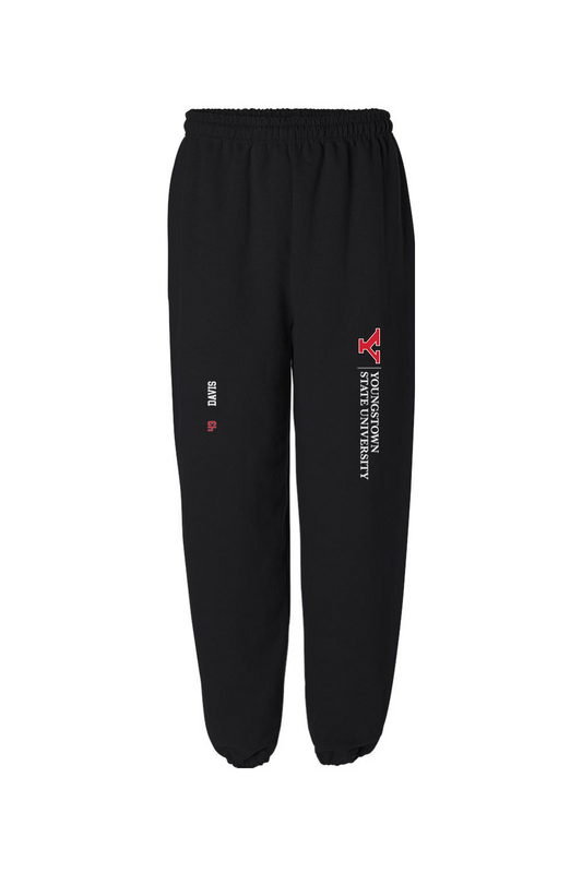 Youngstown State University - NCAA Baseball - Braedon Davis - Blend Sweatpants