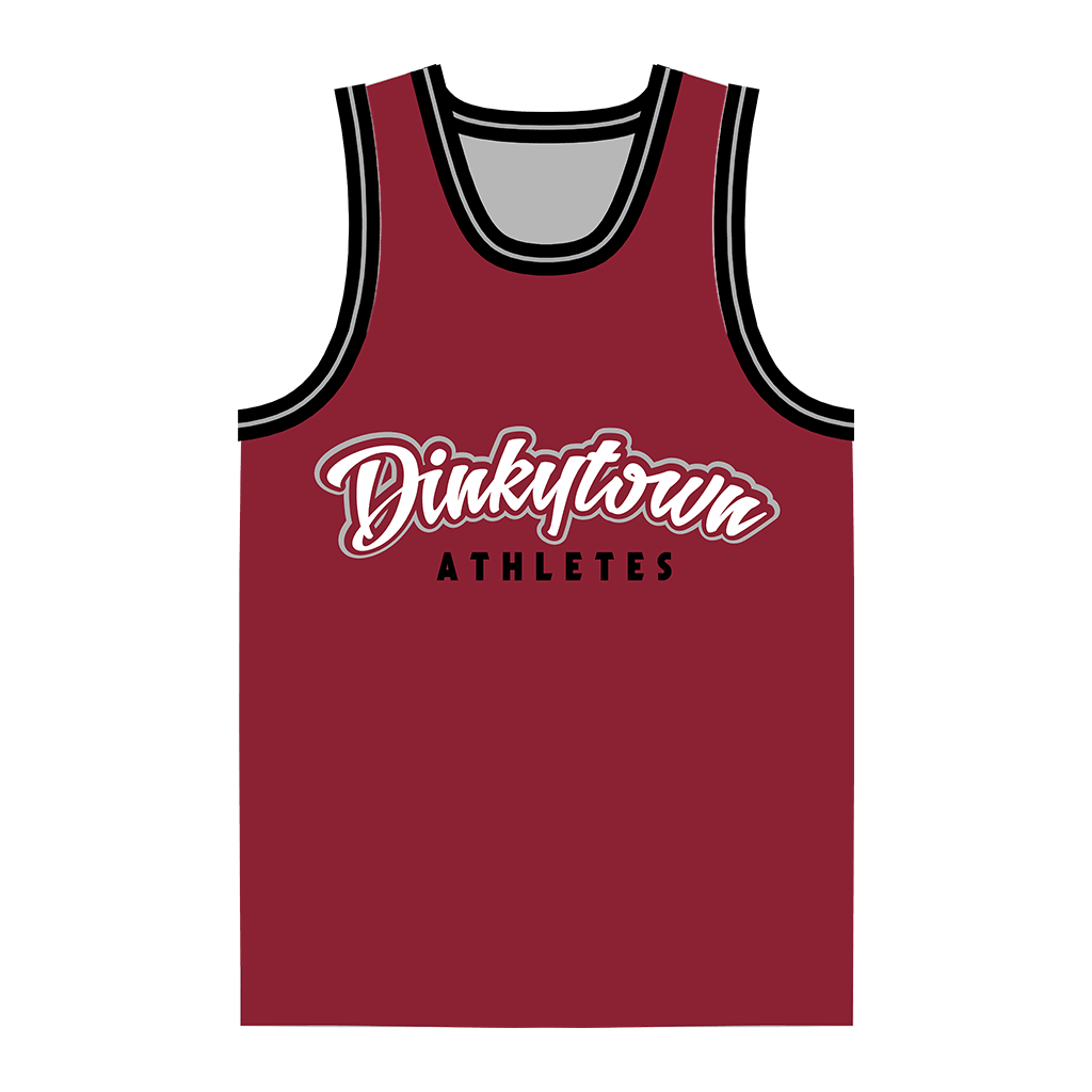 Minnesota - Dinkytown Athletes : Maroon and Black Basketball Jersey