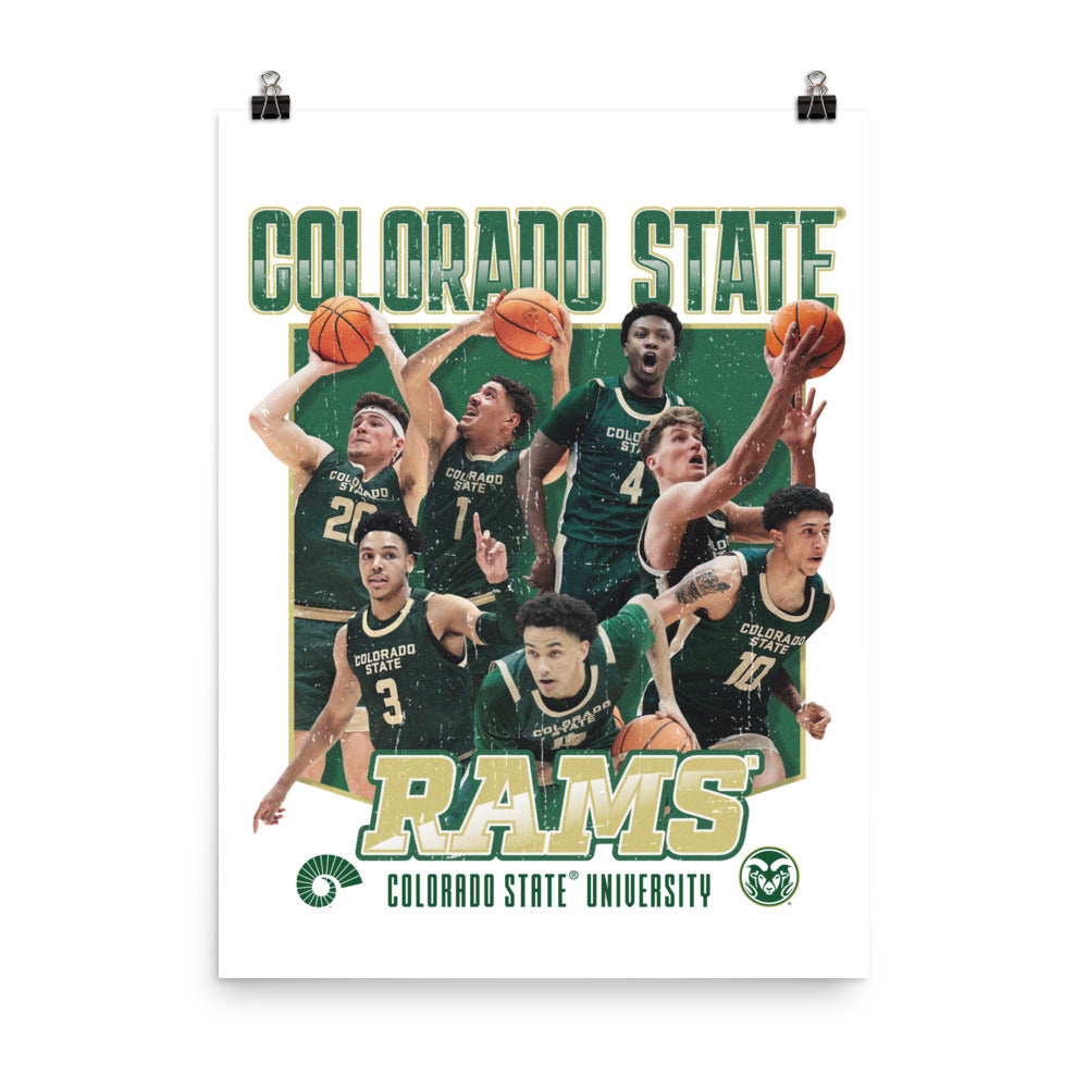 Colorado State - NCAA Men's Basketball : Official 2023 - 2024  Post Season Poster