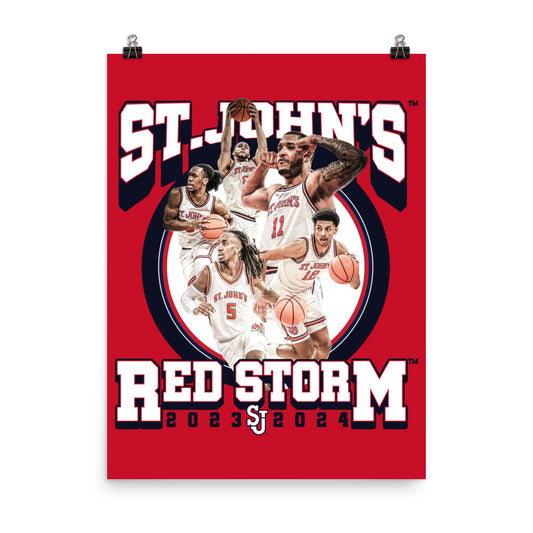 St. Johns - NCAA Men's Basketball : Official 2023 - 2024  Post Season Poster