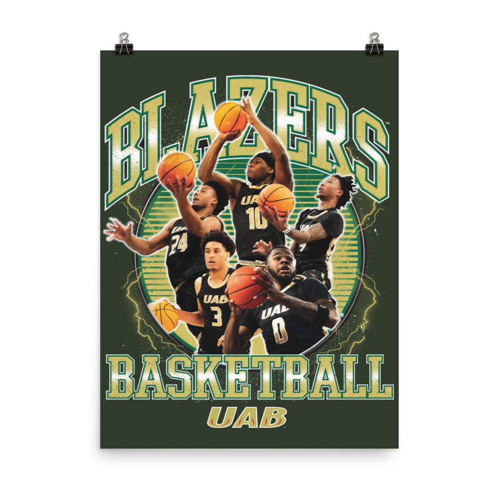 UAB - NCAA Men's Basketball : Official 2023 - 2024 Post Season Poster