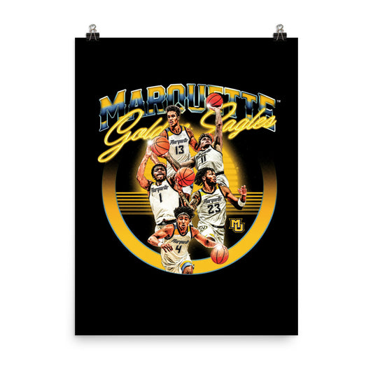 Marquette - NCAA Men's Basketball : Official 2023 - 2024 Post Season Poster