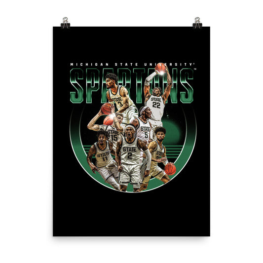 Michigan State - NCAA Men's Basketball : Official 2023 - 2024 Post Season Poster