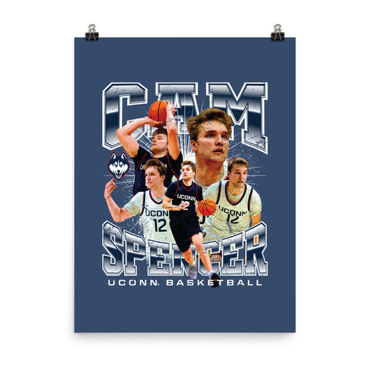 UConn - NCAA Men's Basketball : Cameron Spencer 2023 - 2024 Post Season Poster