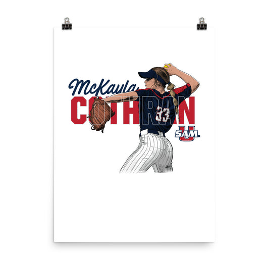 Samford - NCAA Softball : McKayla Cothran 2023 - 2024 Post Season Poster