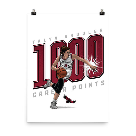 St. Joe - NCAA Women's Basketball : Talya Brugler - Poster