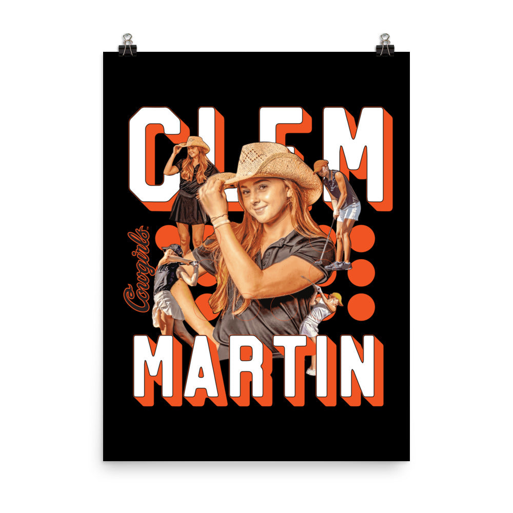 Oklahoma State - NCAA Women's Golf : Clemence Martin 2023 - 2024 Post Season Poster