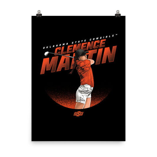 Oklahoma State - NCAA Women's Golf : Clemence Martin 2023 - 2024 Post Season Poster