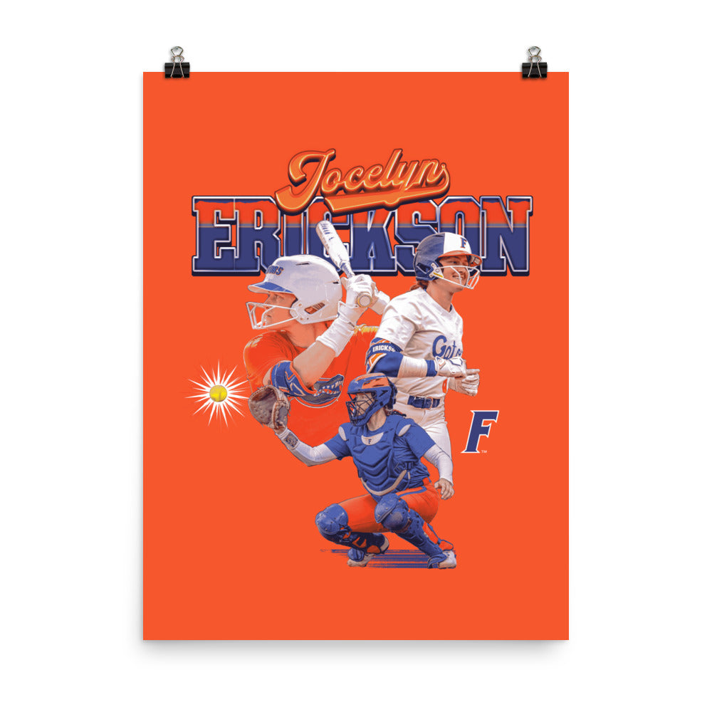 Florida - NCAA Softball : Jocelyn Erickson Individual Caricature