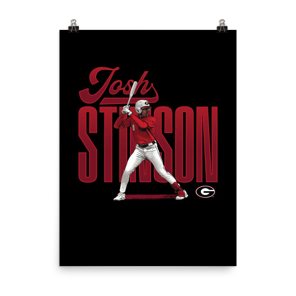 Georgia - NCAA Baseball : Josh Stinson Player Collage Poster