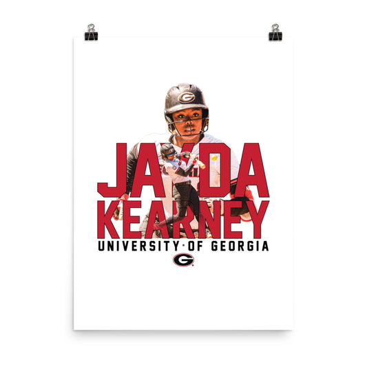 Georgia - NCAA Softball : Jayda Kearney Player Collage Poster