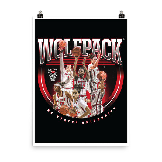 NC State - NCAA Women's Basketball : Team Collage Poster