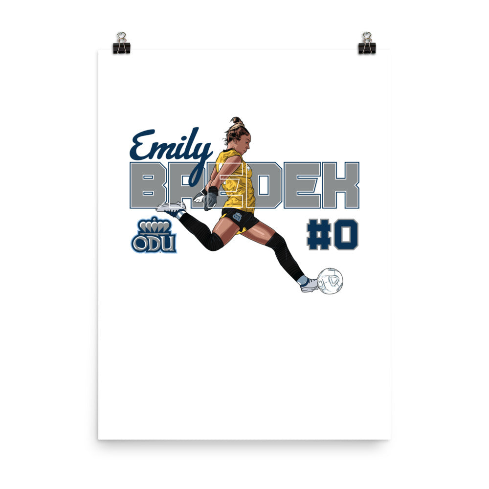 Old Dominion - NCAA Women's Soccer : Emily Bredek Poster