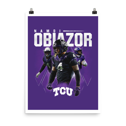 TCU - NCAA Football - Namdi Obiazor Poster