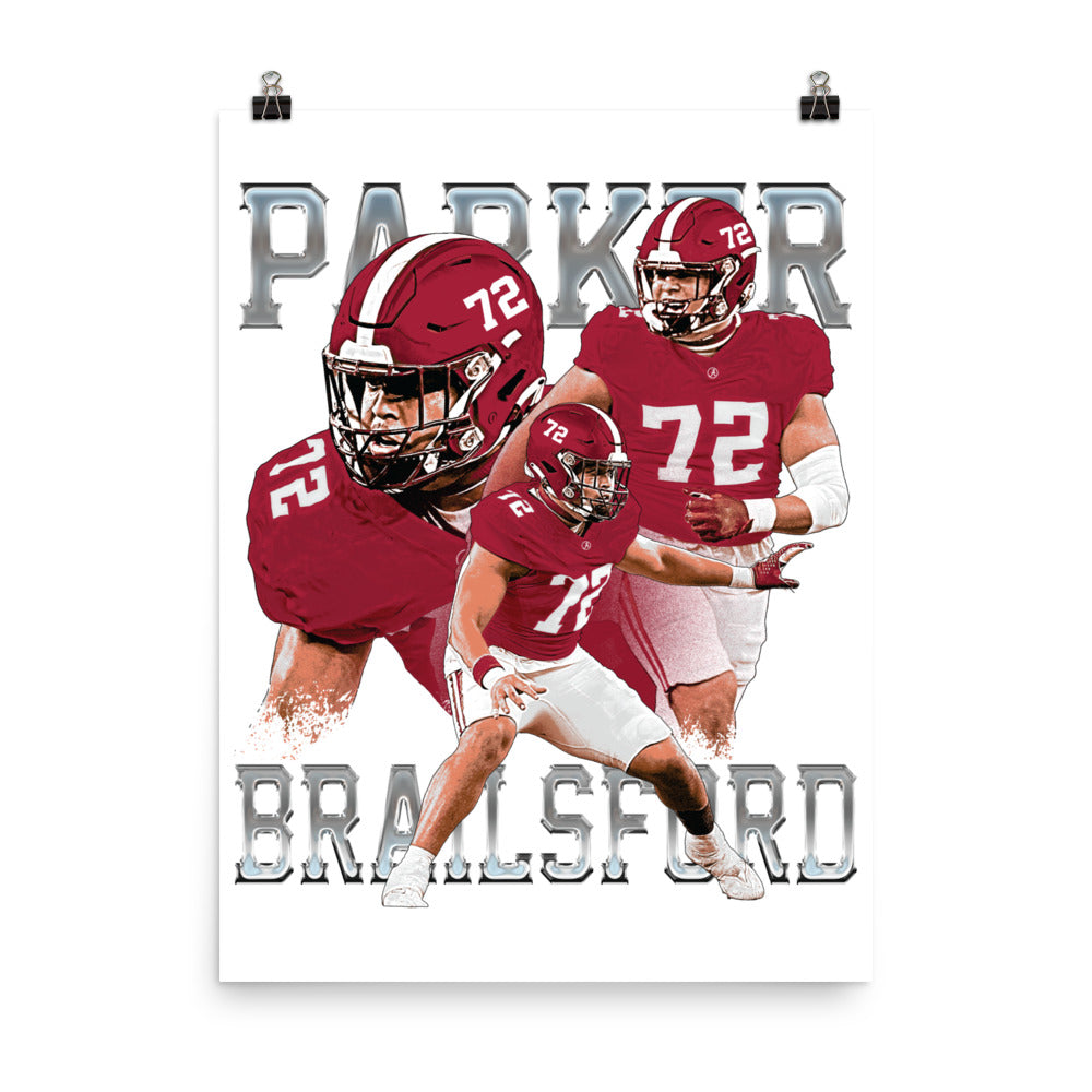 Alabama - NCAA Football : Parker Brailsford - Player Collage Poster