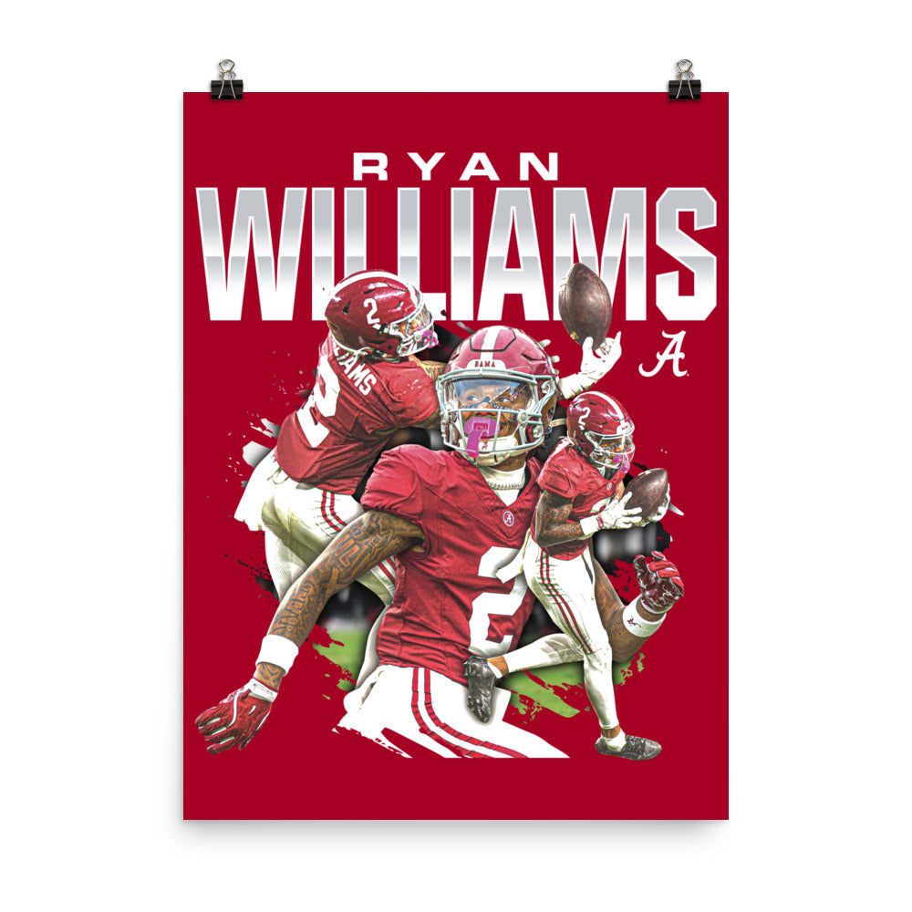 Alabama - NCAA Football : Ryan Williams - Player Collage Poster