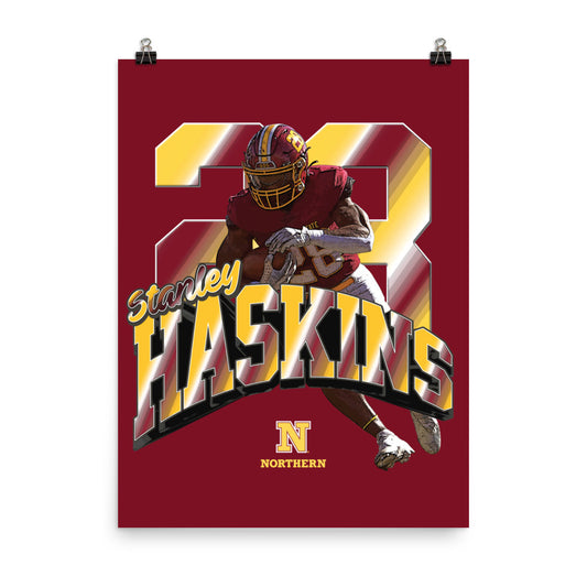 NSU - NCAA Football : Stanley Haskins - Player Collage Poster