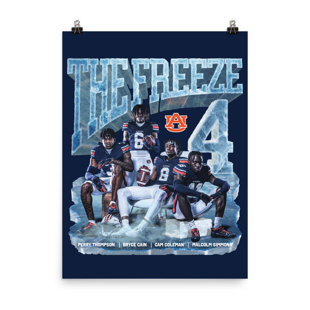 Auburn - NCAA Football : The Freeze 4 Team Collage Poster