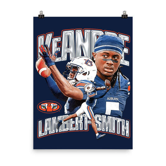 Auburn - NCAA Football : KeAndre Lambert-Smith - Player Collage Poster