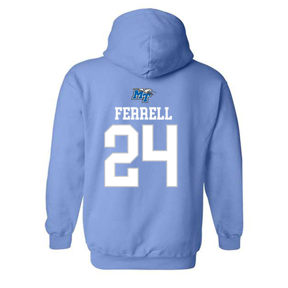 MTSU - NCAA Football : Trevon Ferrell - Replica Shersey Hooded Sweatshirt