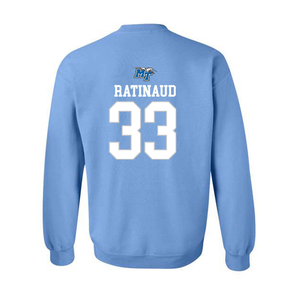 MTSU - NCAA Football : Taylor Ratinaud - Crewneck Sweatshirt