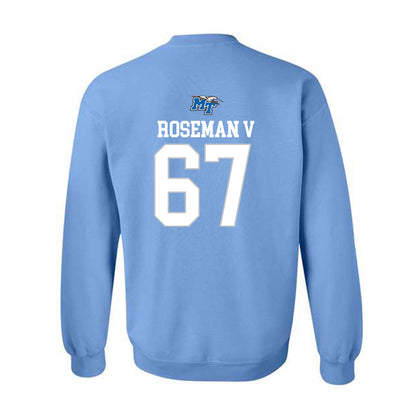 MTSU - NCAA Football : Archie Roseman V - Replica Shersey Crewneck Sweatshirt-1