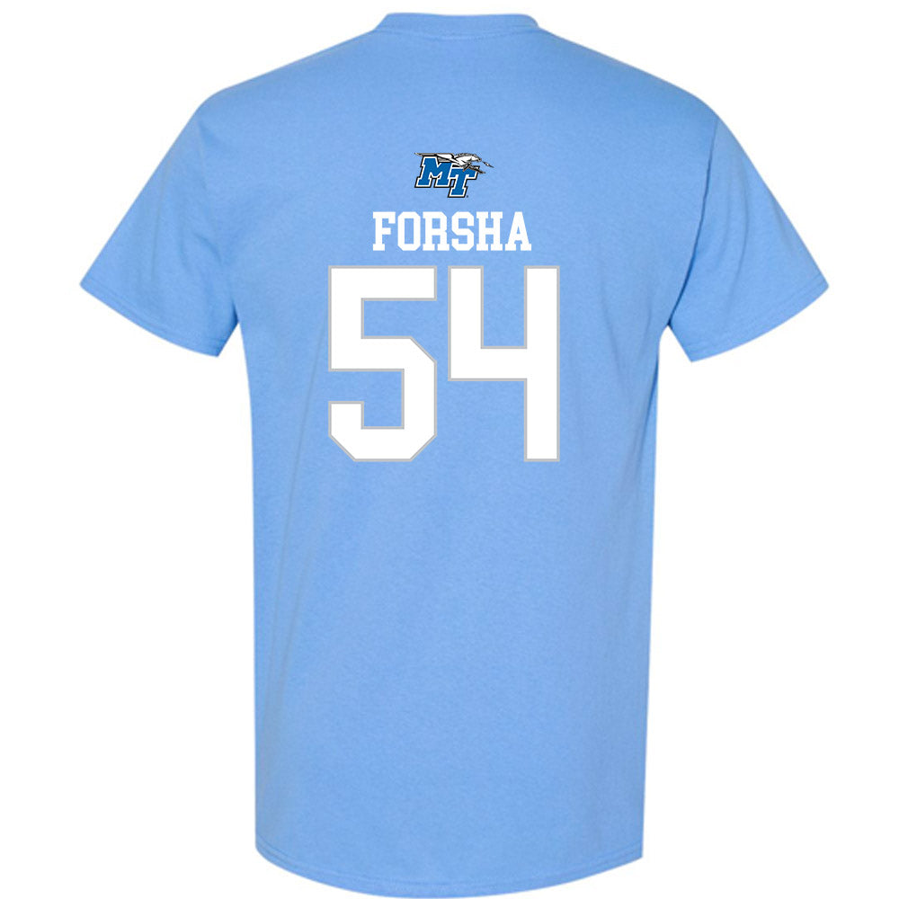 MTSU - NCAA Football : Nolan Forsha - Replica Shersey T-Shirt