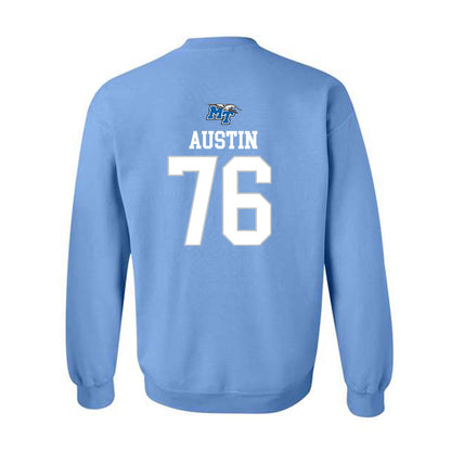 MTSU - NCAA Football : Garrett Austin - Replica Shersey Crewneck Sweatshirt-1