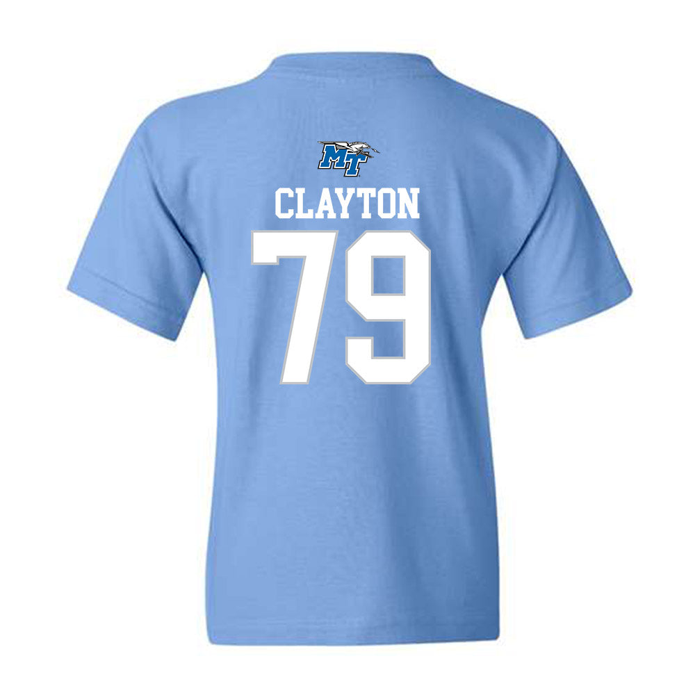 MTSU - NCAA Football : Zach Clayton - Youth T-Shirt