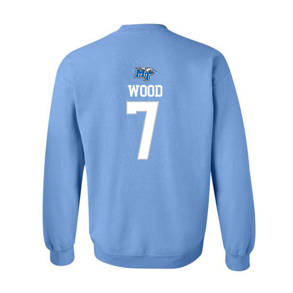 MTSU - NCAA Football : Zaylin Wood - Crewneck Sweatshirt