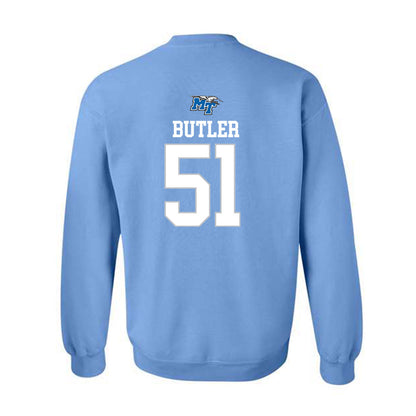 MTSU - NCAA Football : Quentin Butler - Replica Shersey Crewneck Sweatshirt-1